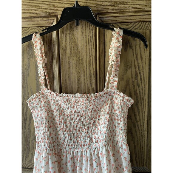 Storia Smocked Strapped Floral Dress Size‎ M - Picture 3 of 8